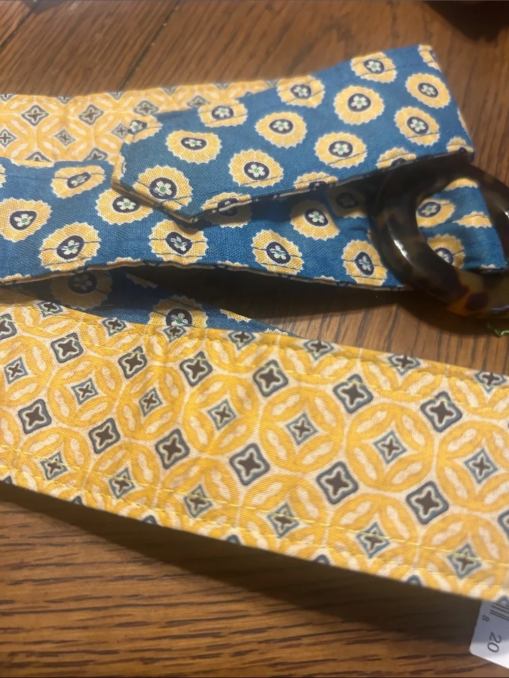 Vera Bradley REVERSIBLE Belt RIVERA BLUE w Tags 🦋💙🩵